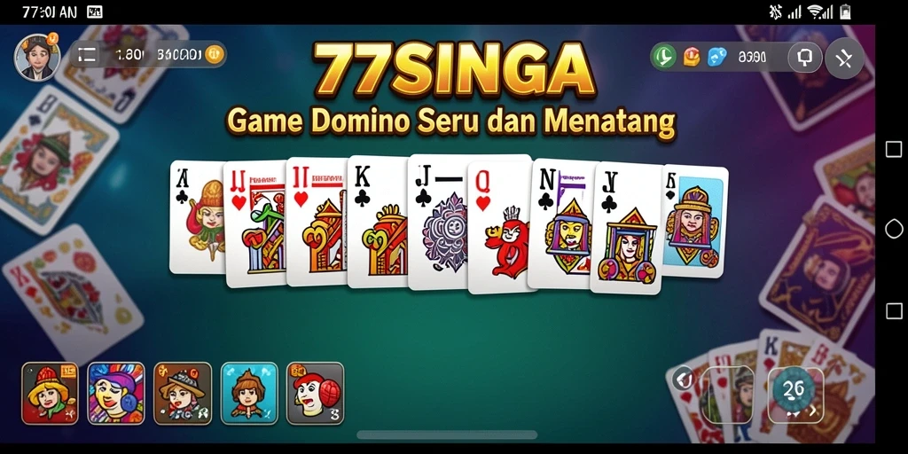 Gameplay seru dari 77SINGA, penuh tantangan dan keseruan.