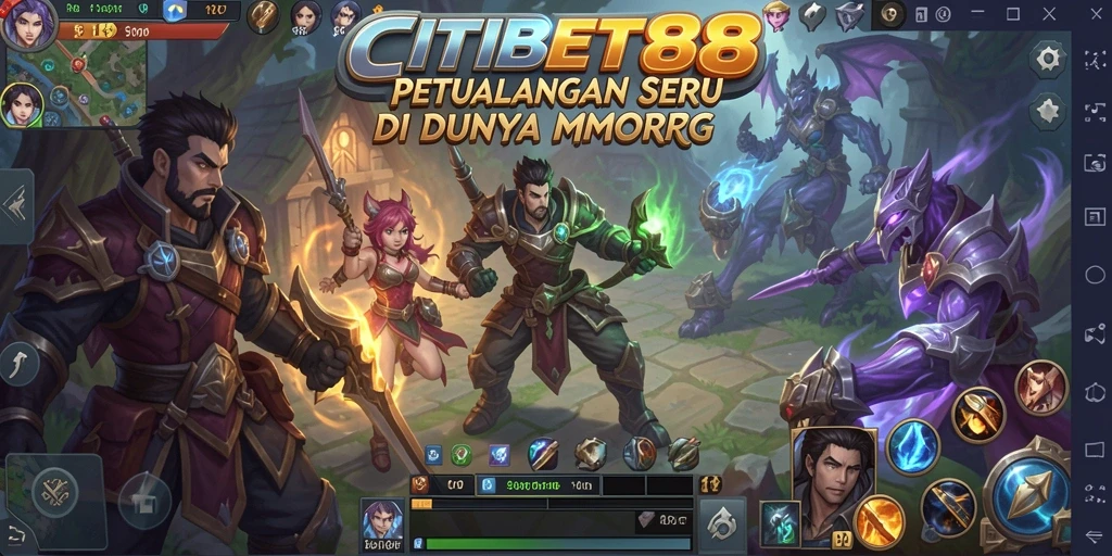 Tampilan gameplay CITIBET88 dengan aksi petualangan seru.