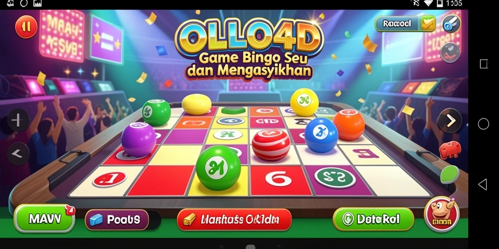 Screenshot gameplay OLLO4D dengan kartu Bingo yang menarik.