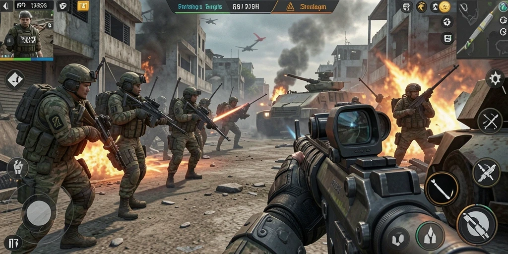 Tampilan gameplay TPS yang mendebarkan dan menegangkan di PP7.