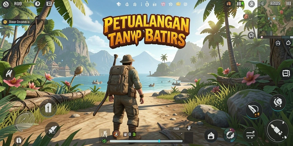 Tampilan gameplay seru dalam dunia terbuka RR89.